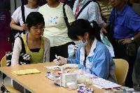 健康檢查攤位